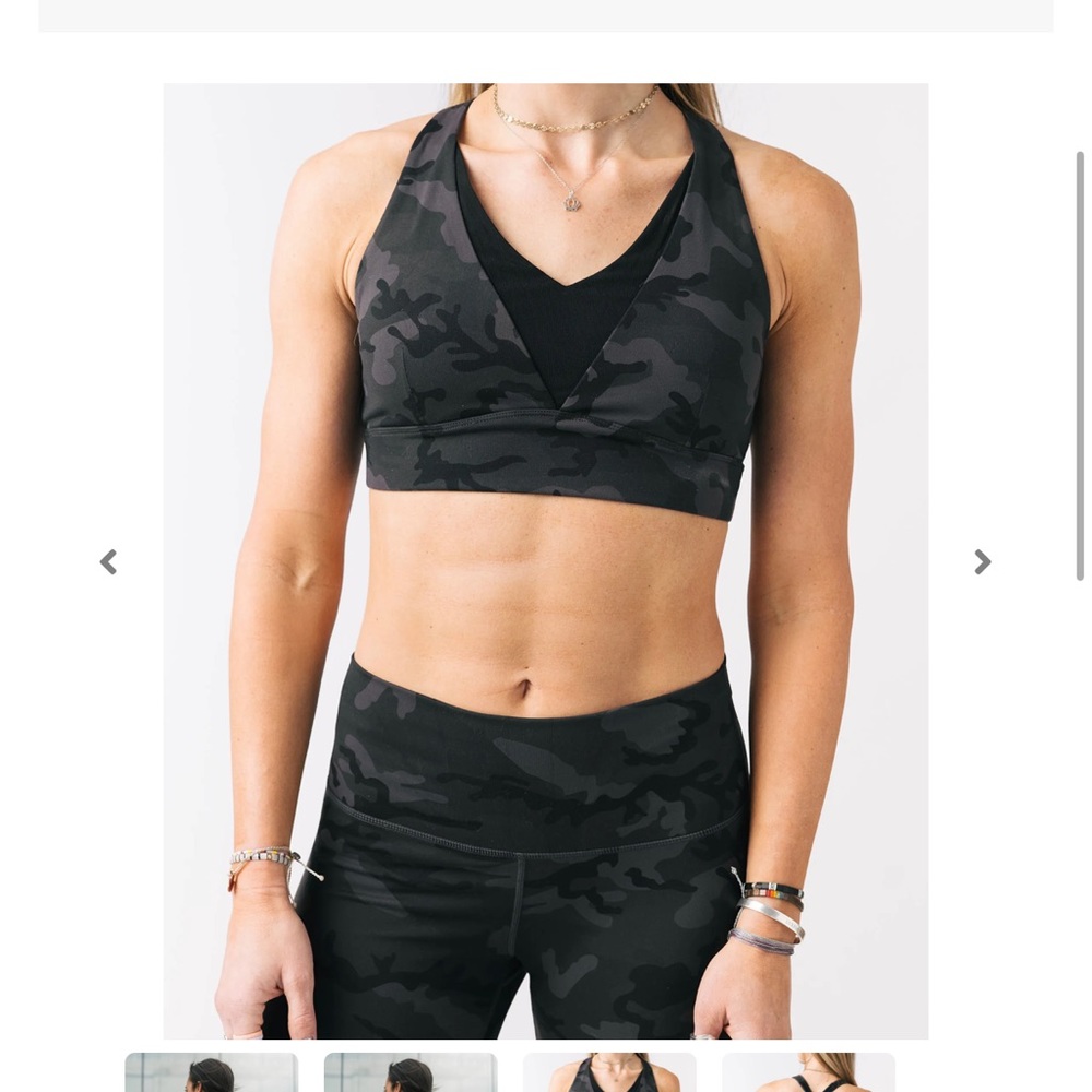 Zyia Forest Camo Adjustable Bra